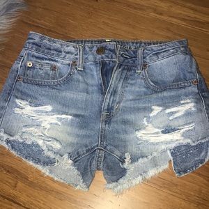American Eagle high rise festival shorts